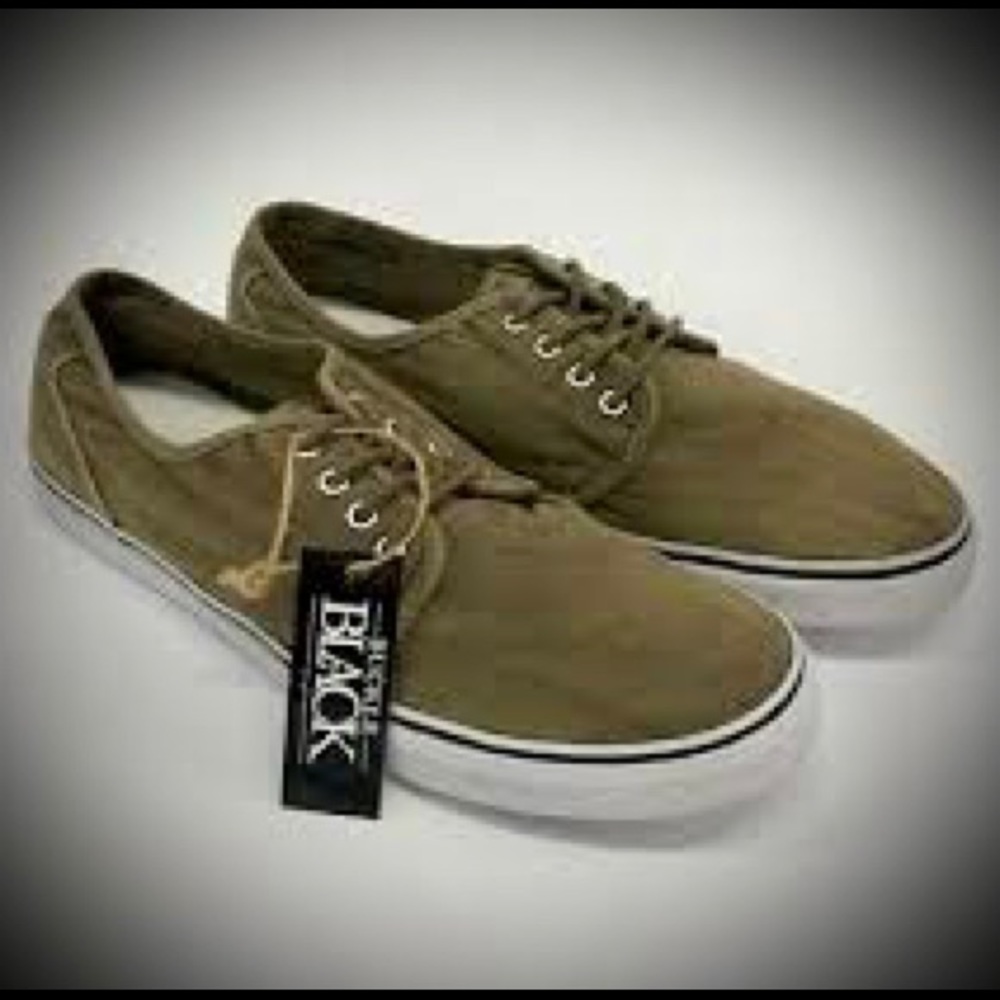 Men’s Buckle Black No.48 Canvas Distressed Fender-Gray Shoes